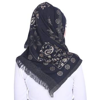 Multicolor printed viscose hijab 2