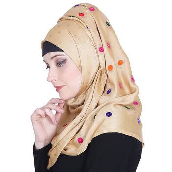Multicolor printed viscose hijab 3