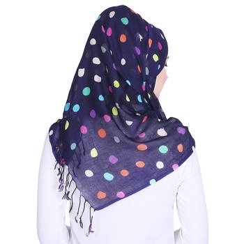 Multicolor printed viscose hijab 2