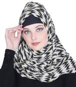 Multicolor printed viscose hijab