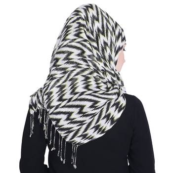 Multicolor printed viscose hijab 2