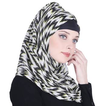 Multicolor printed viscose hijab 4