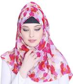 Multicolor printed viscose hijab