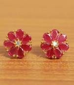 Red Ruby       Studs