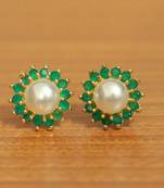 Green Onyx Studs