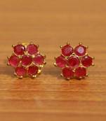 Red Ruby       Studs