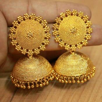 Gold Jhumkas 1