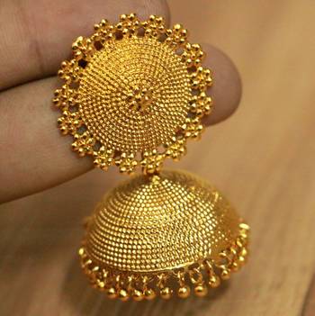 Gold Jhumkas 2