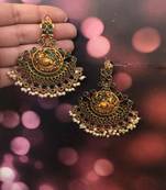 Green Temple Work Chandbaali