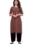 Multicolor Printed Georgette Kurti