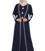  Navy Blue Kimono style abaya