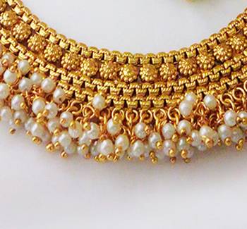 gold plated traditional necklace set 3