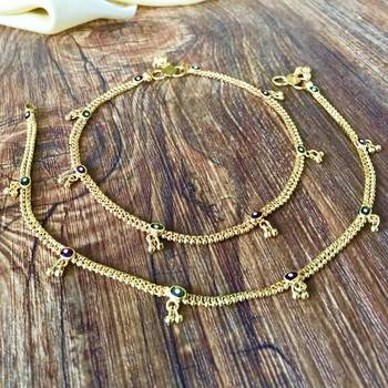 Gold anklets 1