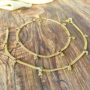 Gold anklets 2