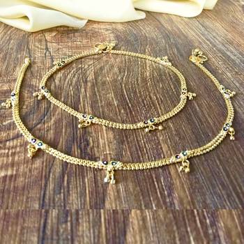 Gold anklets 1