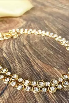 Gold anklets