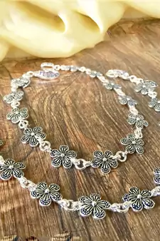Silver anklets