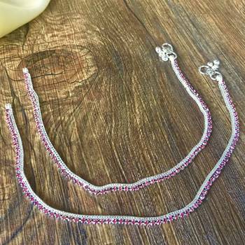 Silver anklets 1
