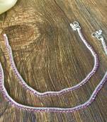 Silver anklets