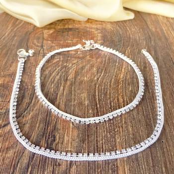 Silver anklets 1