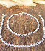 Silver anklets