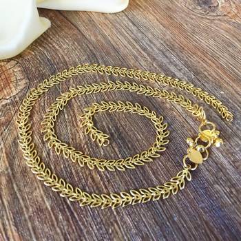 Gold anklets 1