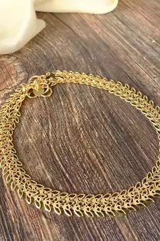 Gold anklets