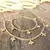 Gold anklets