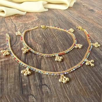 Gold anklets 2