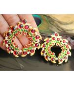 Beautiful Kemp Green Mango Designer Earrings