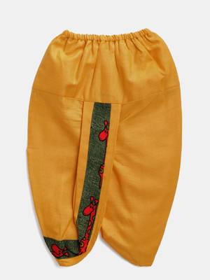 Green Printed Rayon Boys Dhoti Kurta 2