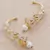CZ Stone Embellished American Diamond Earr Cuffs with Dangler Jhumki
