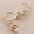 CZ Stone Embellished Designer American Diamond Earr Cuffs with Dangler Jhumki