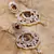 Shampain Colored Stone Embellished American Diamond Danglers for Women