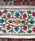 kashmir namdha rug crewal embroidered