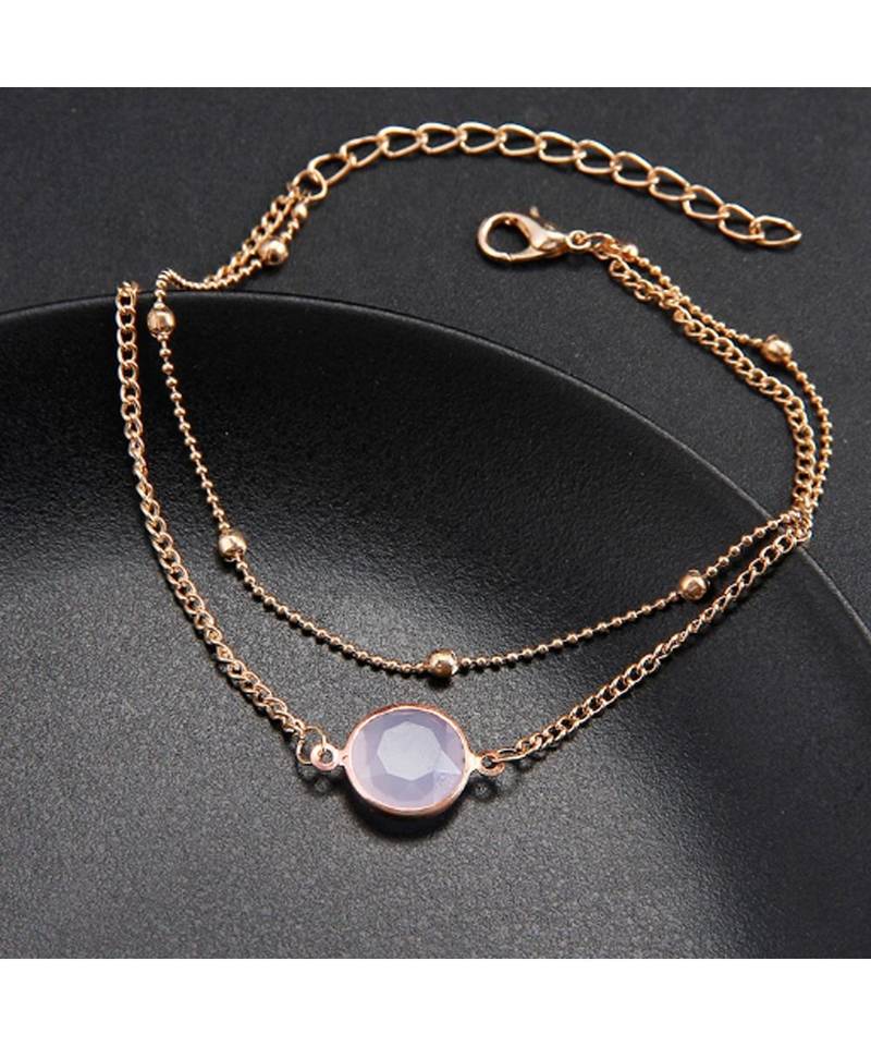 Zarmina Stone Anklet