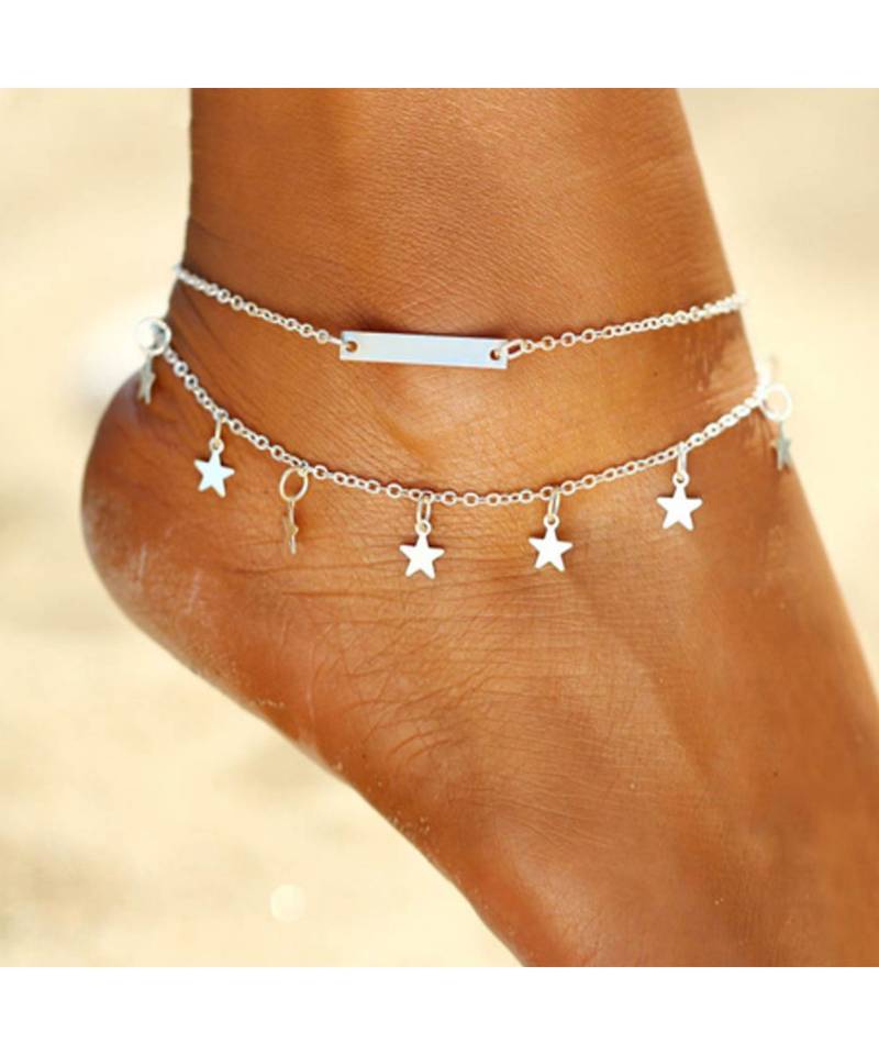 Stars Tassel Anklet