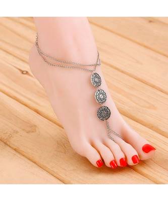 Vintage Coin Anklet 2