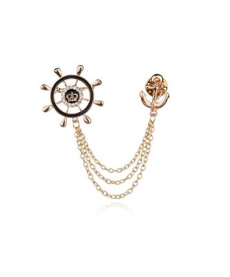 Anchor Collar Brooch Pin 2