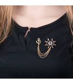 Anchor Collar Brooch Pin