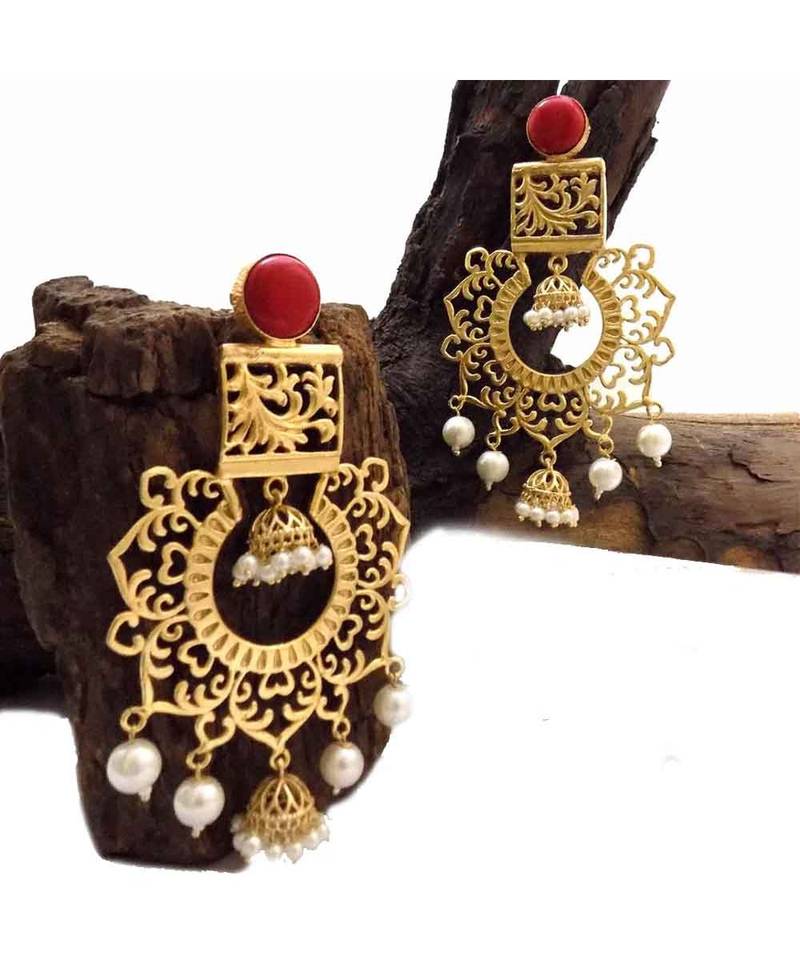 Elura Red Jasper Earrings