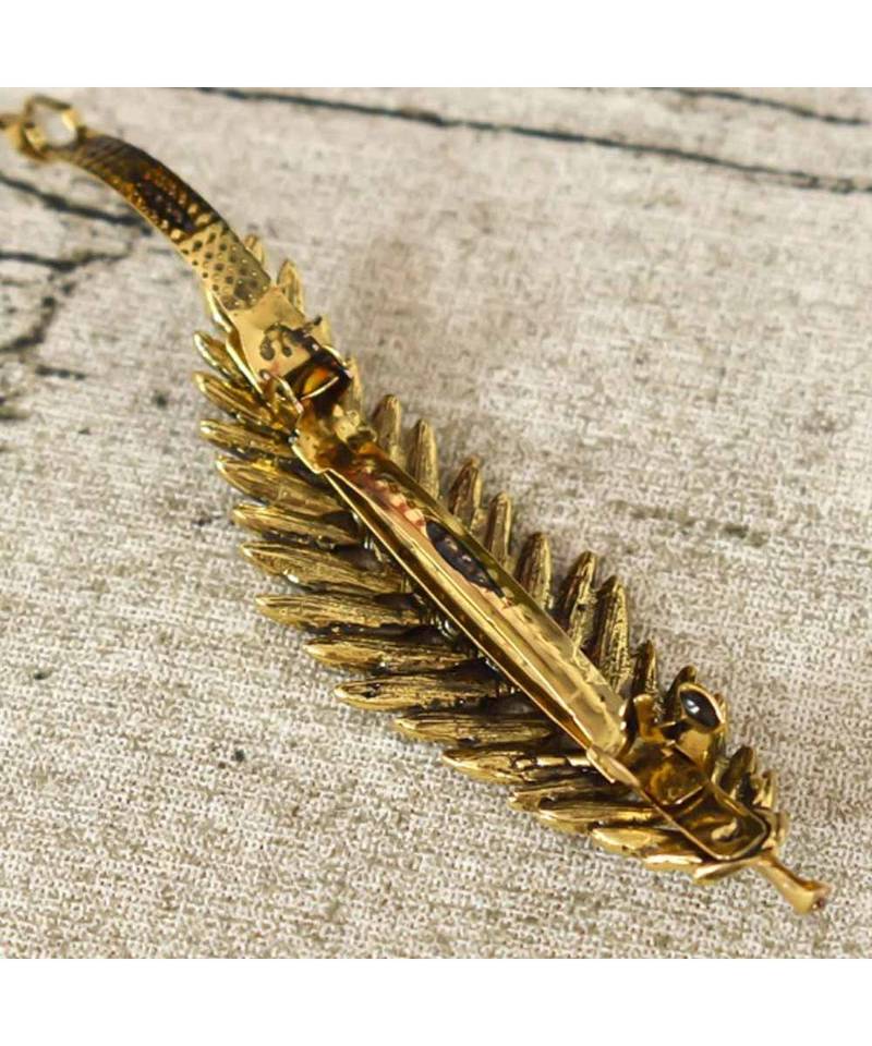 Gold Akane Leaf Hair Pin