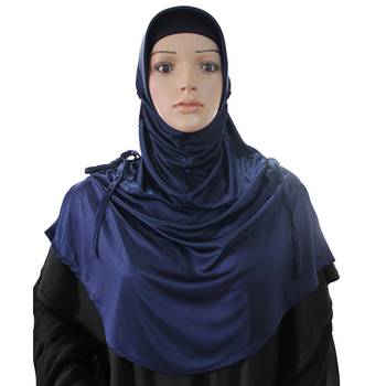 Rania Hijab Navy Blue -Xl 1