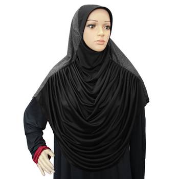 Faeezah Tooba Hijab Black-Xl 1