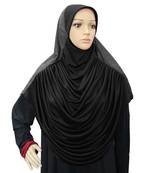 Faeezah Tooba Hijab Black-Xl