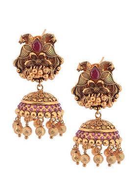 Temple Work Ruby Red Necklace Set 2
