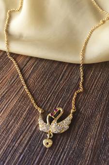 Gold necklaces