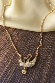 Gold necklaces