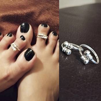 Silver toe-rings 1
