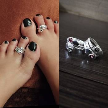 Silver toe-rings 1